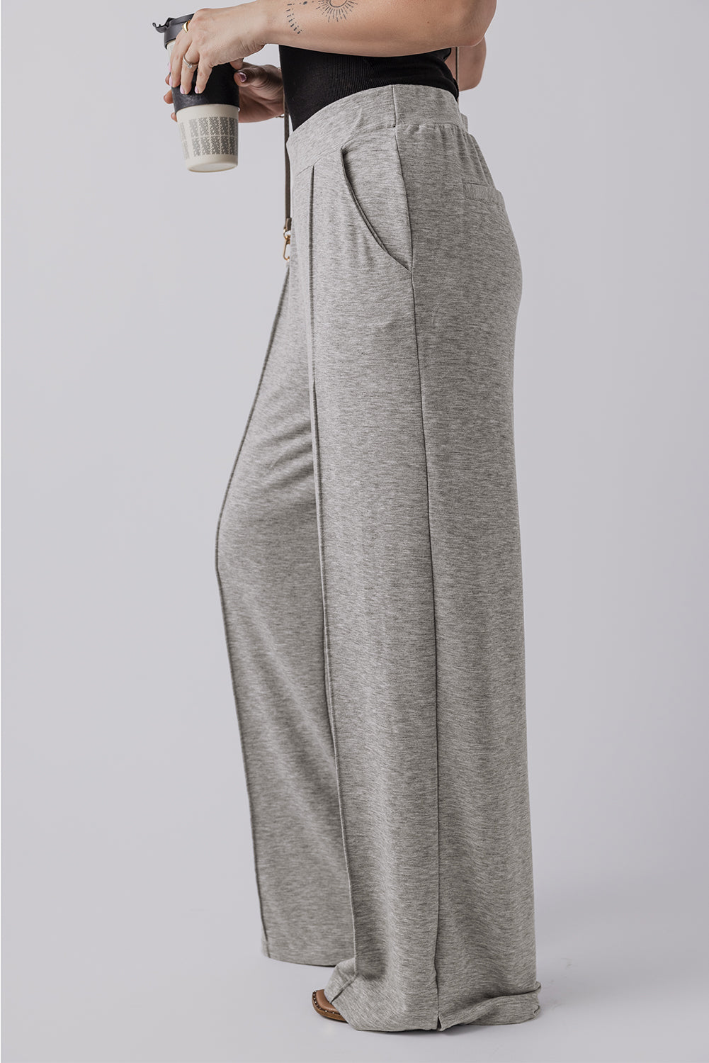 Wide Leg High Waist Pants