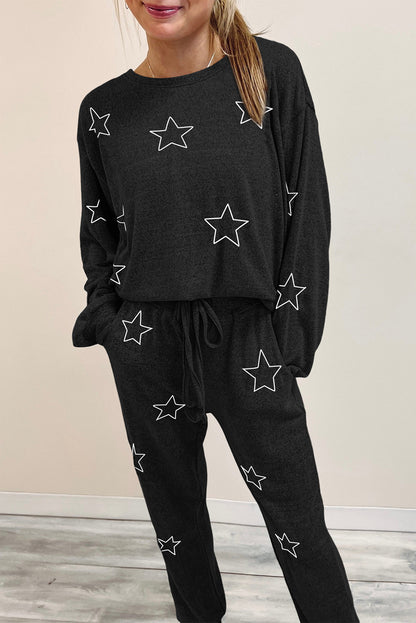 Stars Top and Pants Set