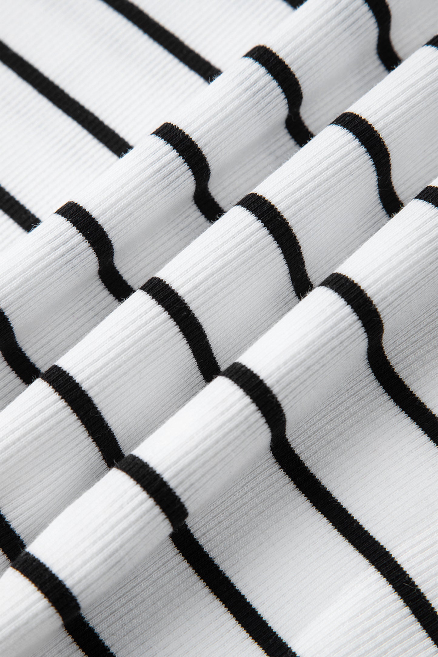 Stripe Stand Collar V-Neck Dolman Sleeve Top