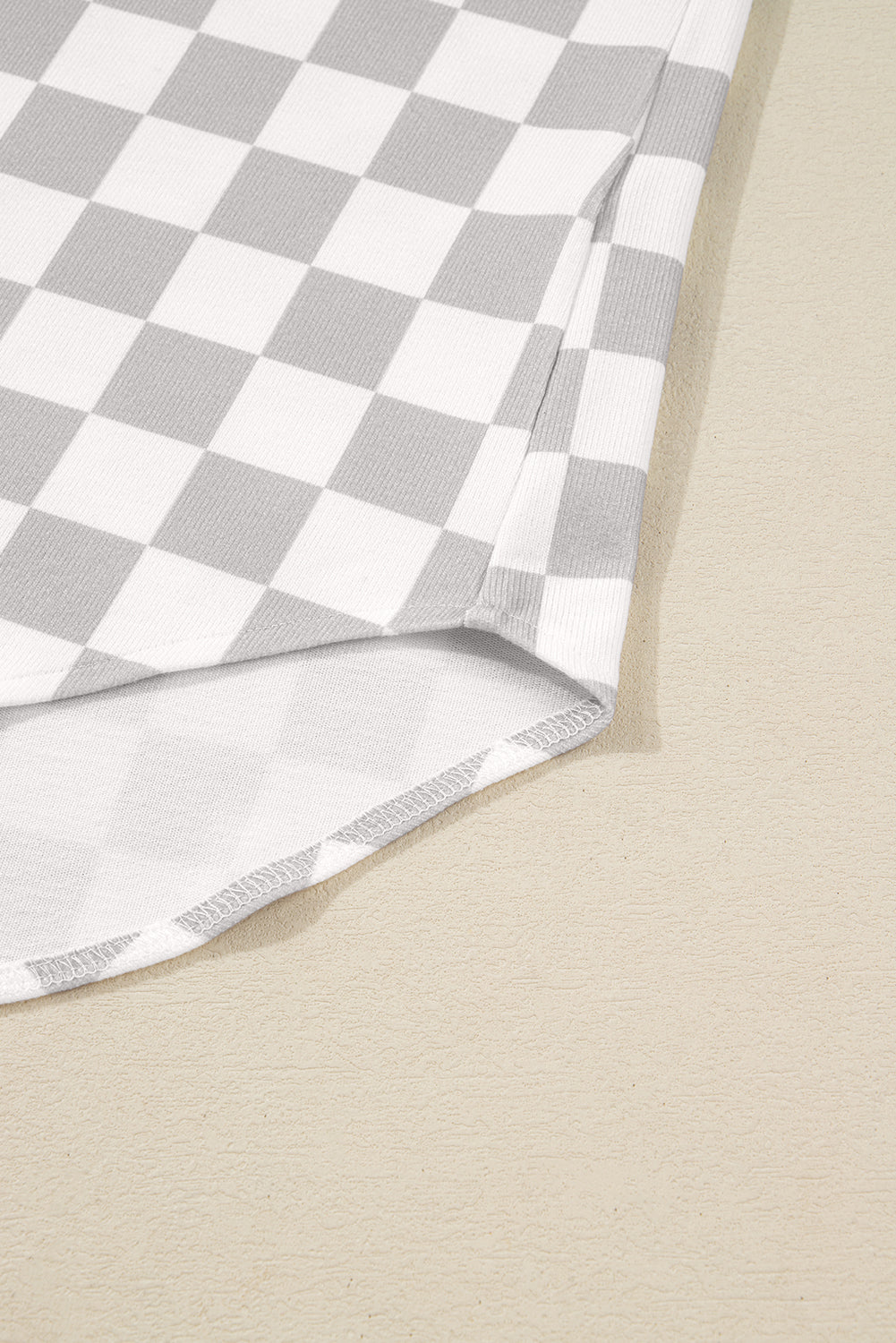 Plus Size Checker Button-Up Western Jacket