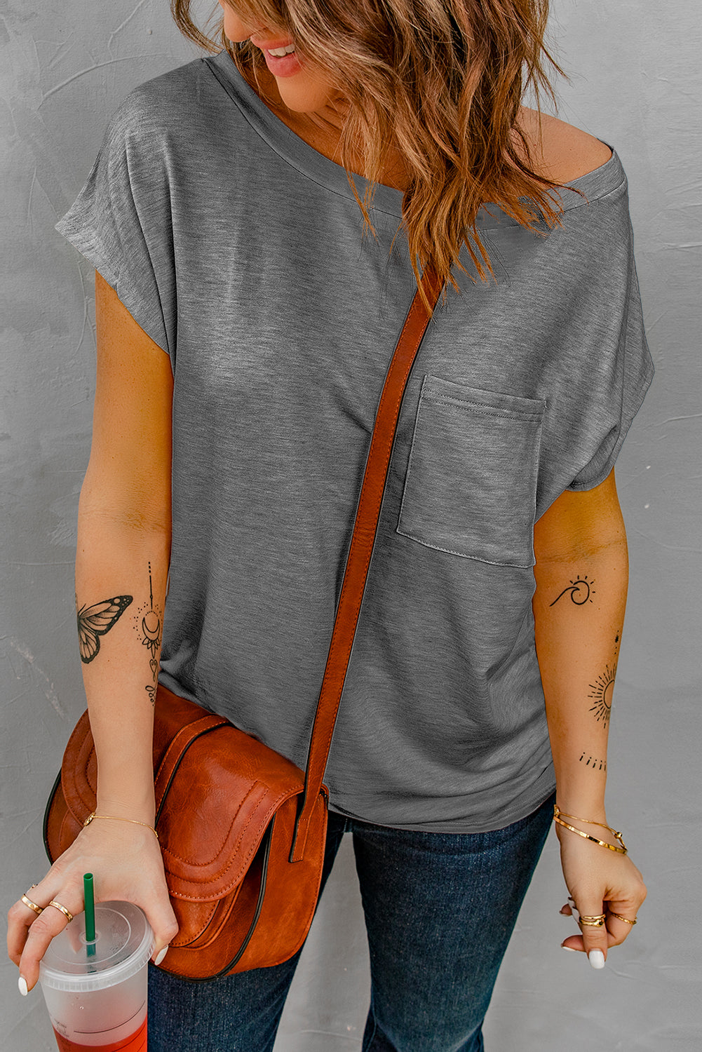 Short Sleeve Pocketed Tee