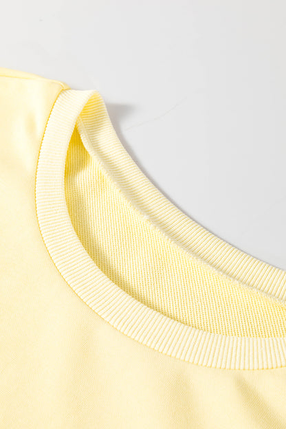 Solid Emboirdered Eyelet Patchwork T-Shirt Dress