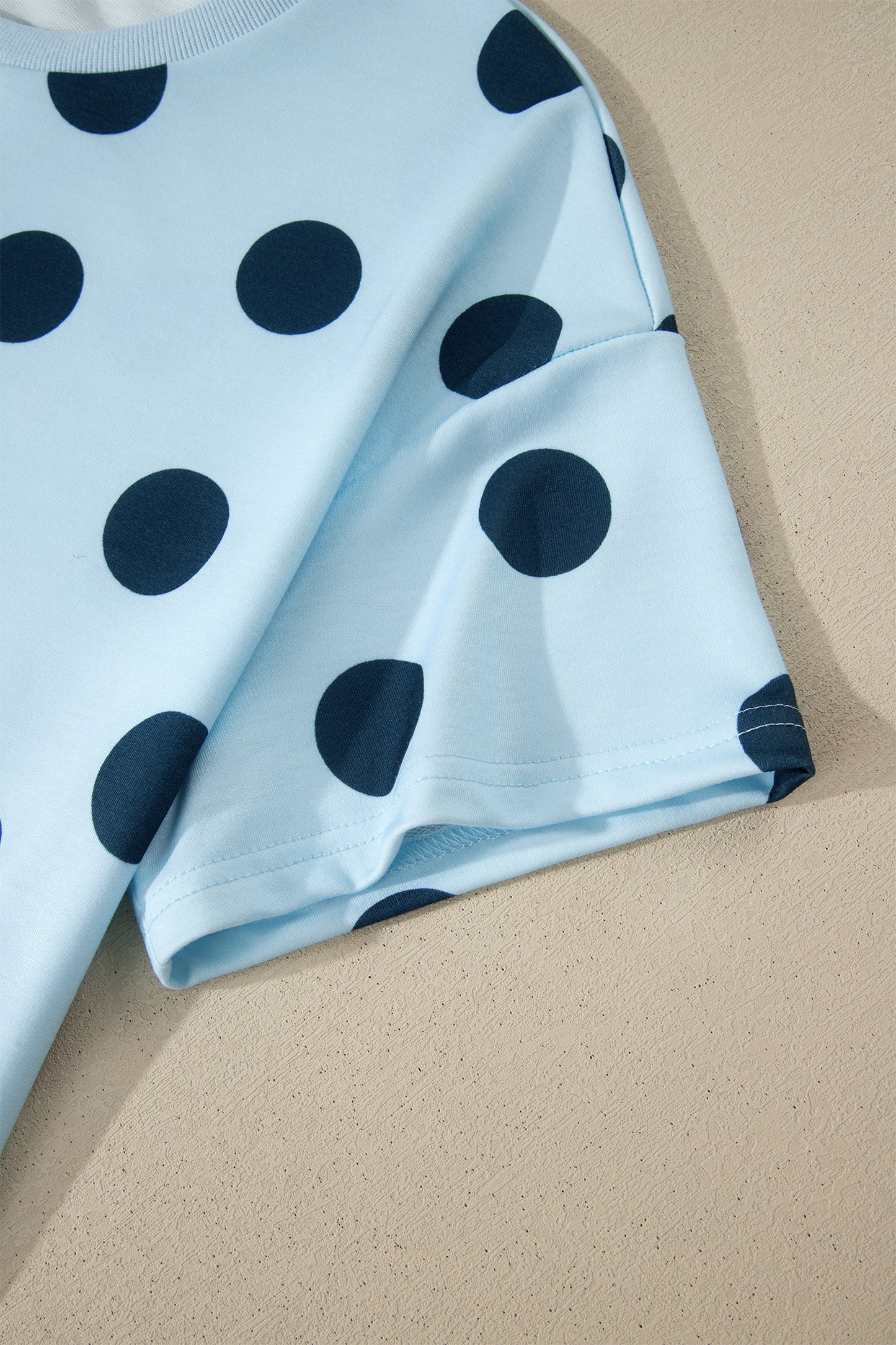 Polka Dot Tee & Drawstring Short Set