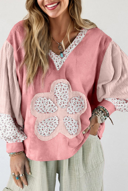 Pre-Order Floral Casual Hooded Top
