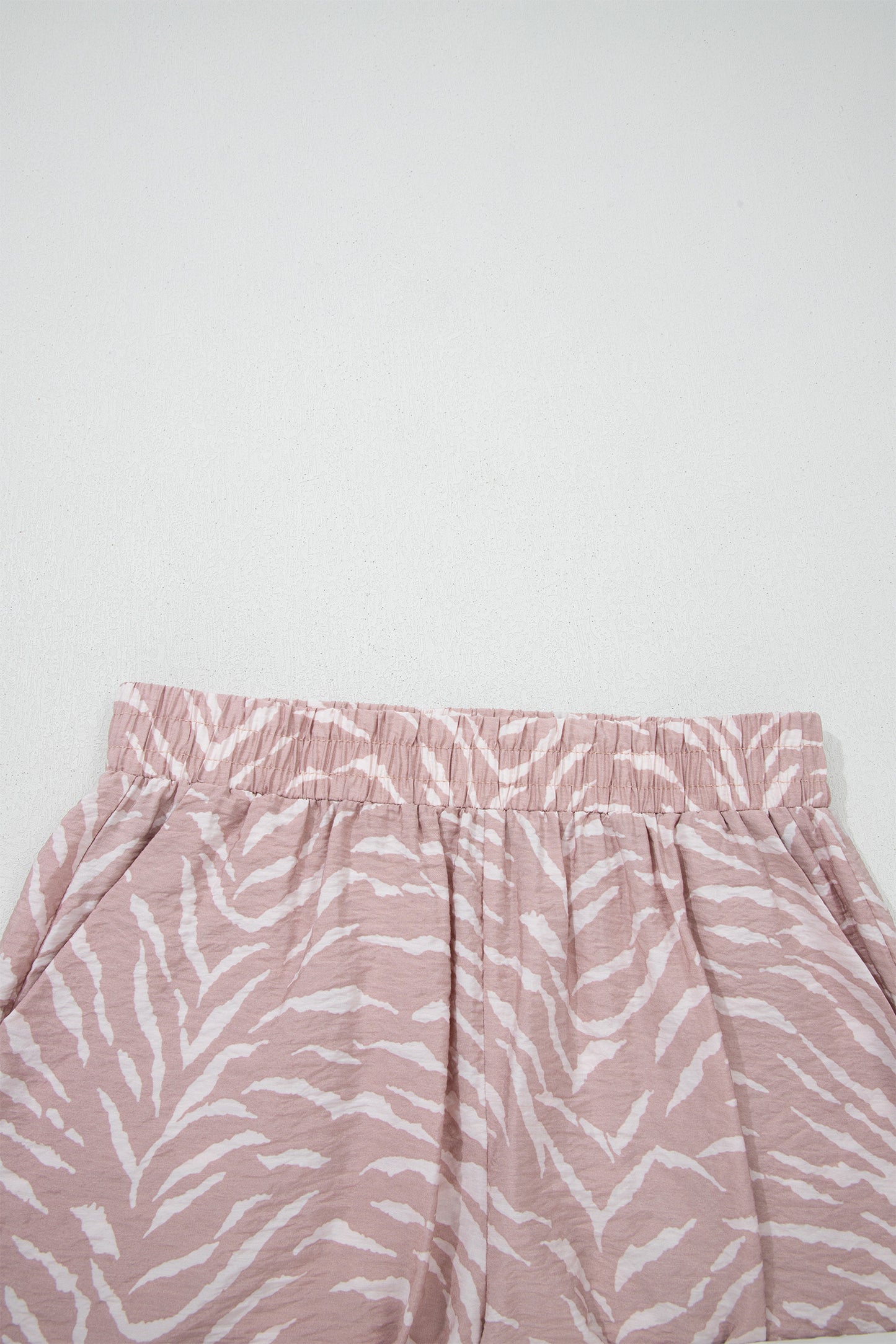 Abstract Zebra Top & Shorts Lounge Set