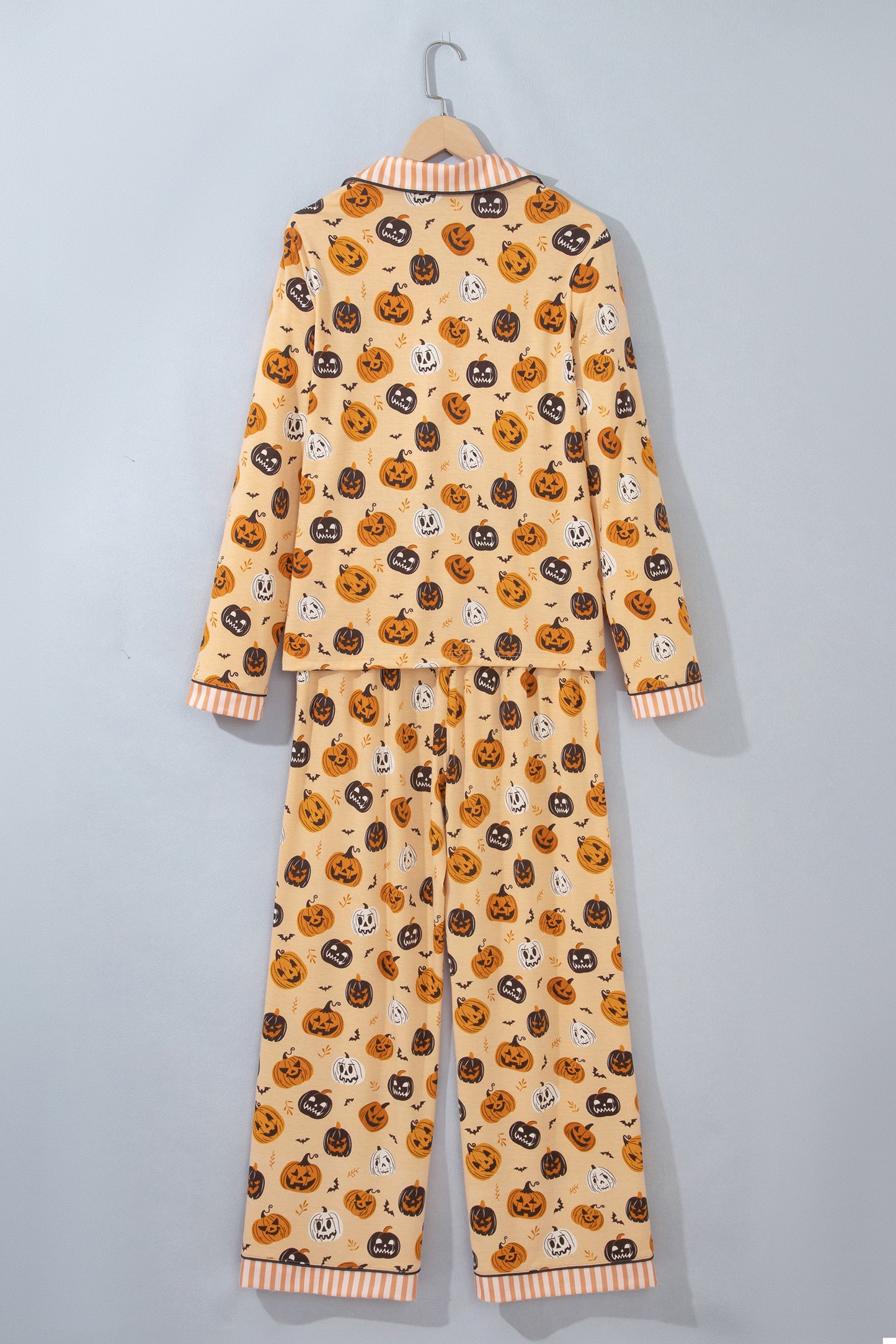 Halloween Pumpkin Top & Pants Pajama Set