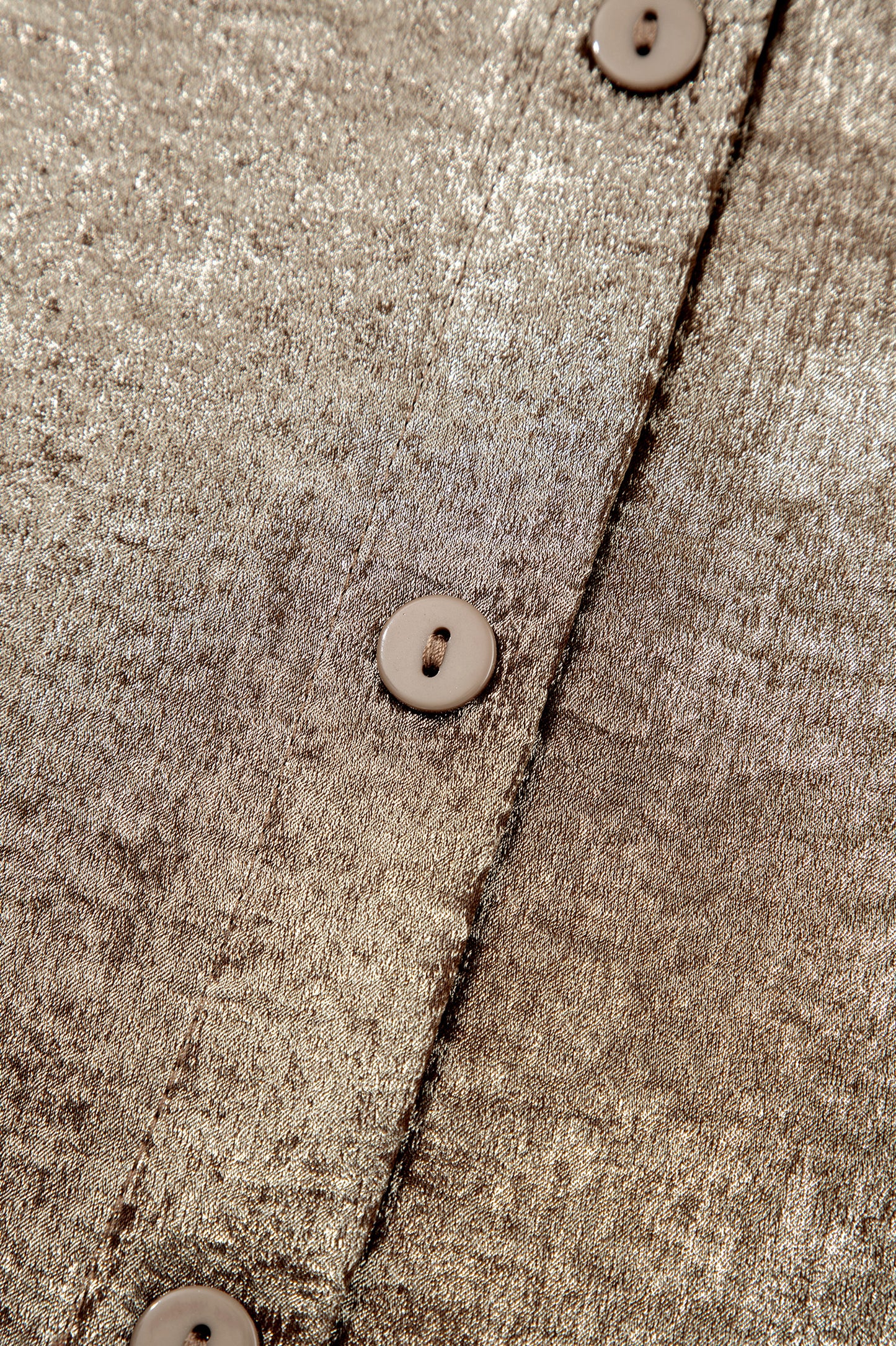 Metallic Ruffle Trim Sleeveless Round Neck Top