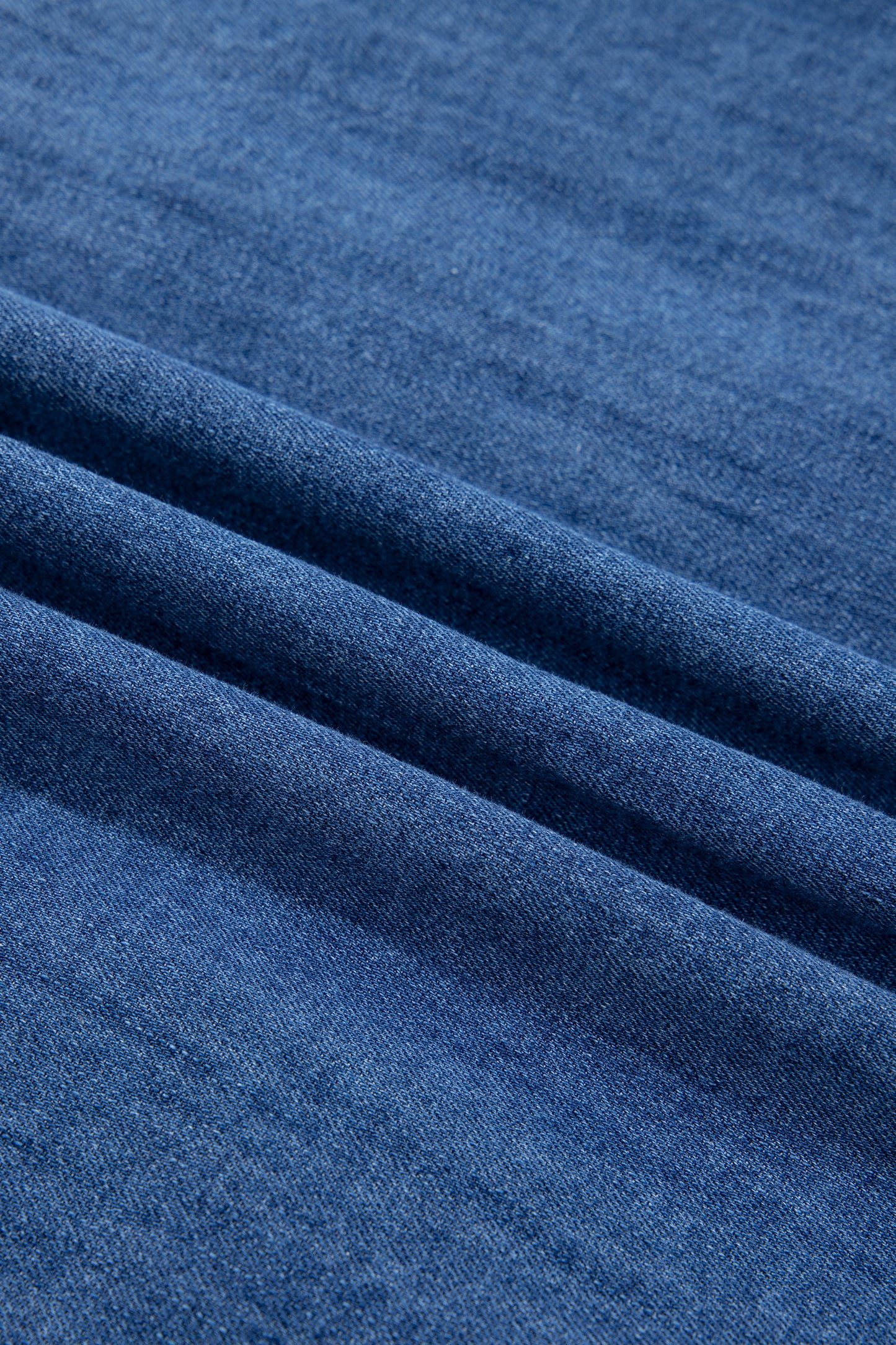 Western Denim Patch Pockets Long Sleeve Shirt