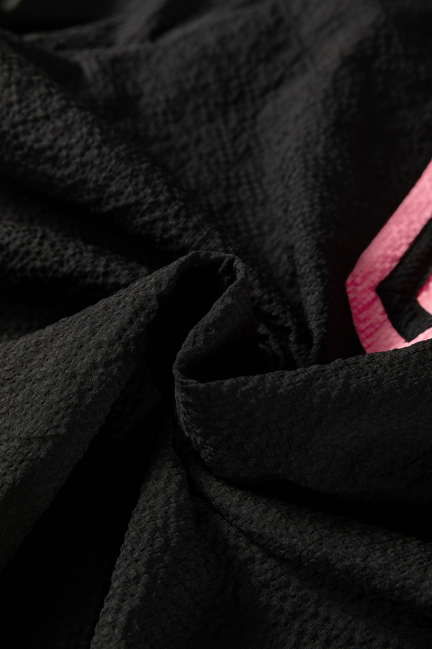 Colorblock Patchwork V-Neck Textured Blouse