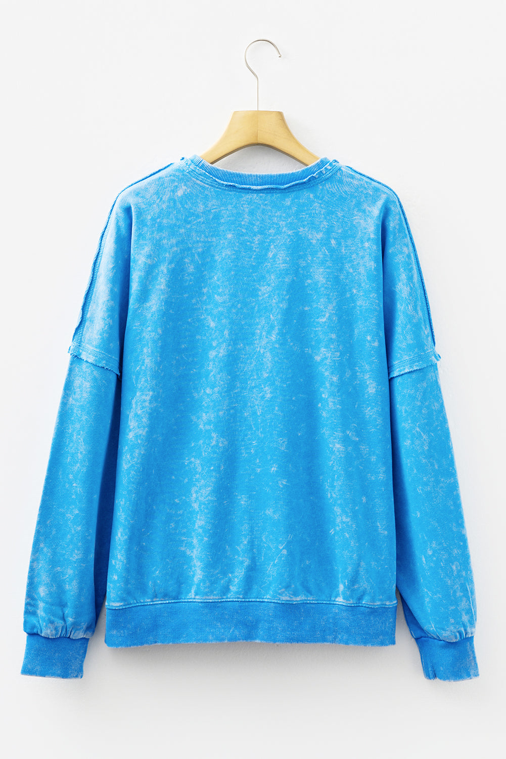 Mineral Wash Reverse Seam Patch Pocket Sweatshirt
