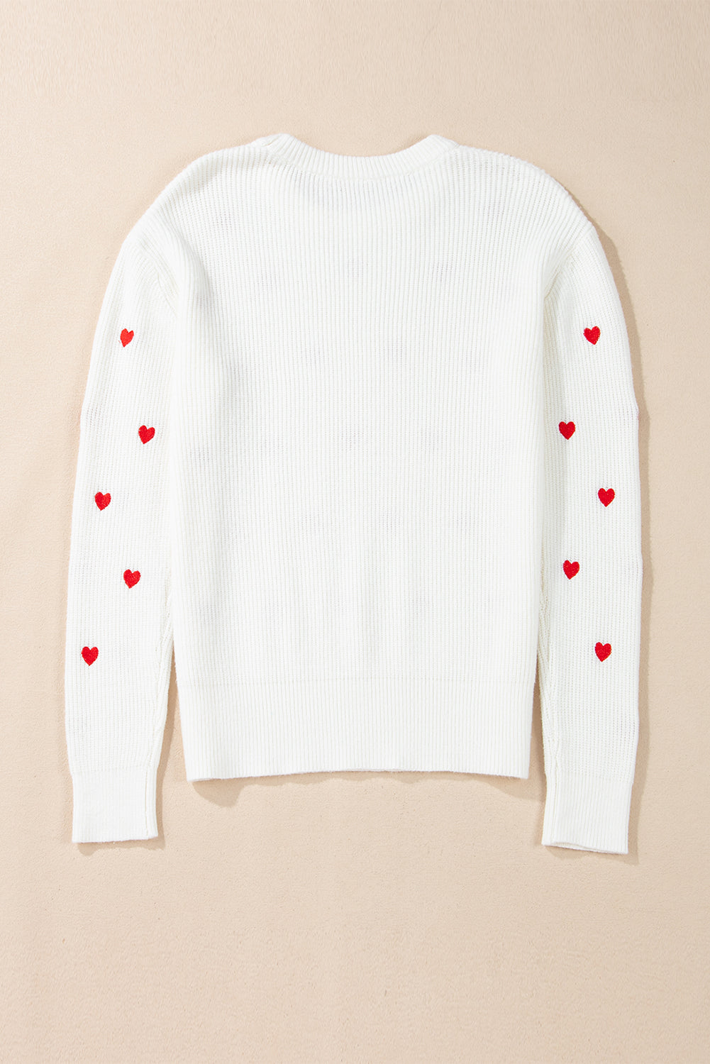 Heart Drop Shoulder Sweater