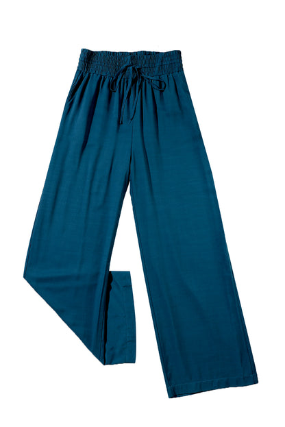 Drawstring Elastic Waist Pants