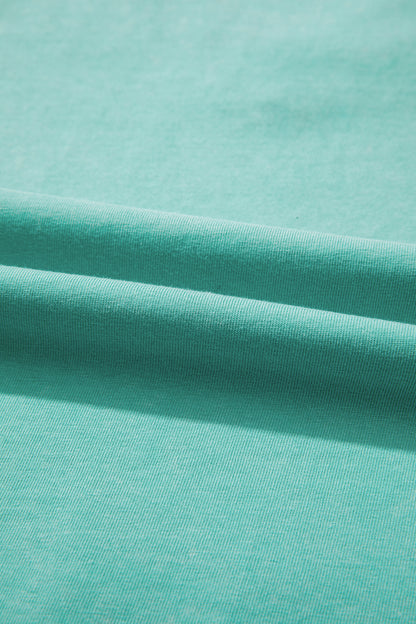 Mineral Wash V-Neck Tee & Skort Set