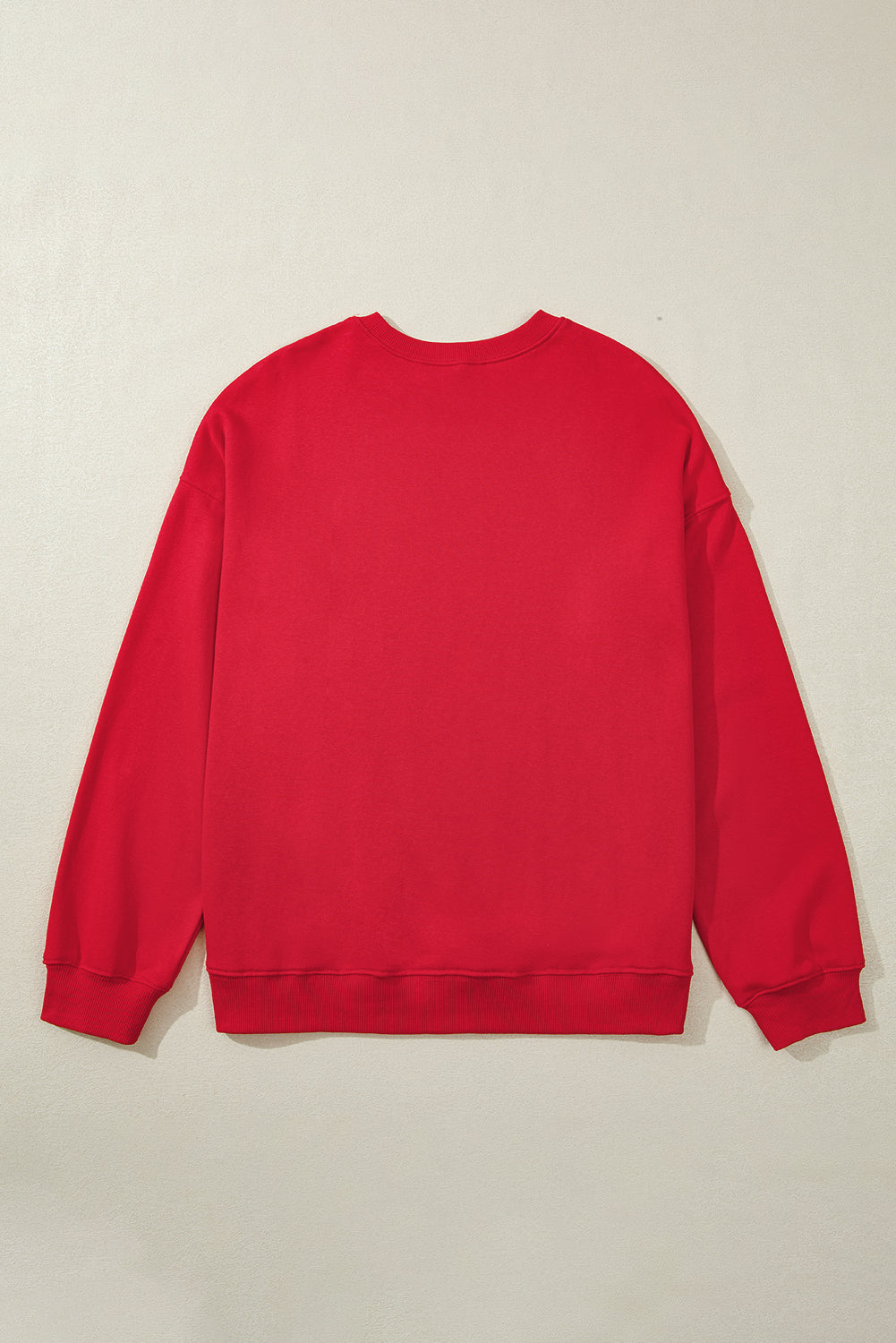 Plus Size Solid Crewneck Sweatshirt