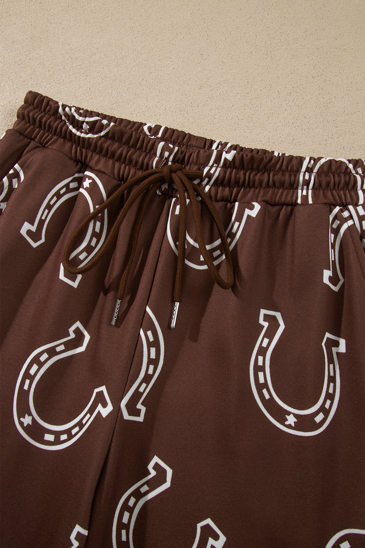 Western Horseshoe Sweatshirt & Drawstring Pant Set