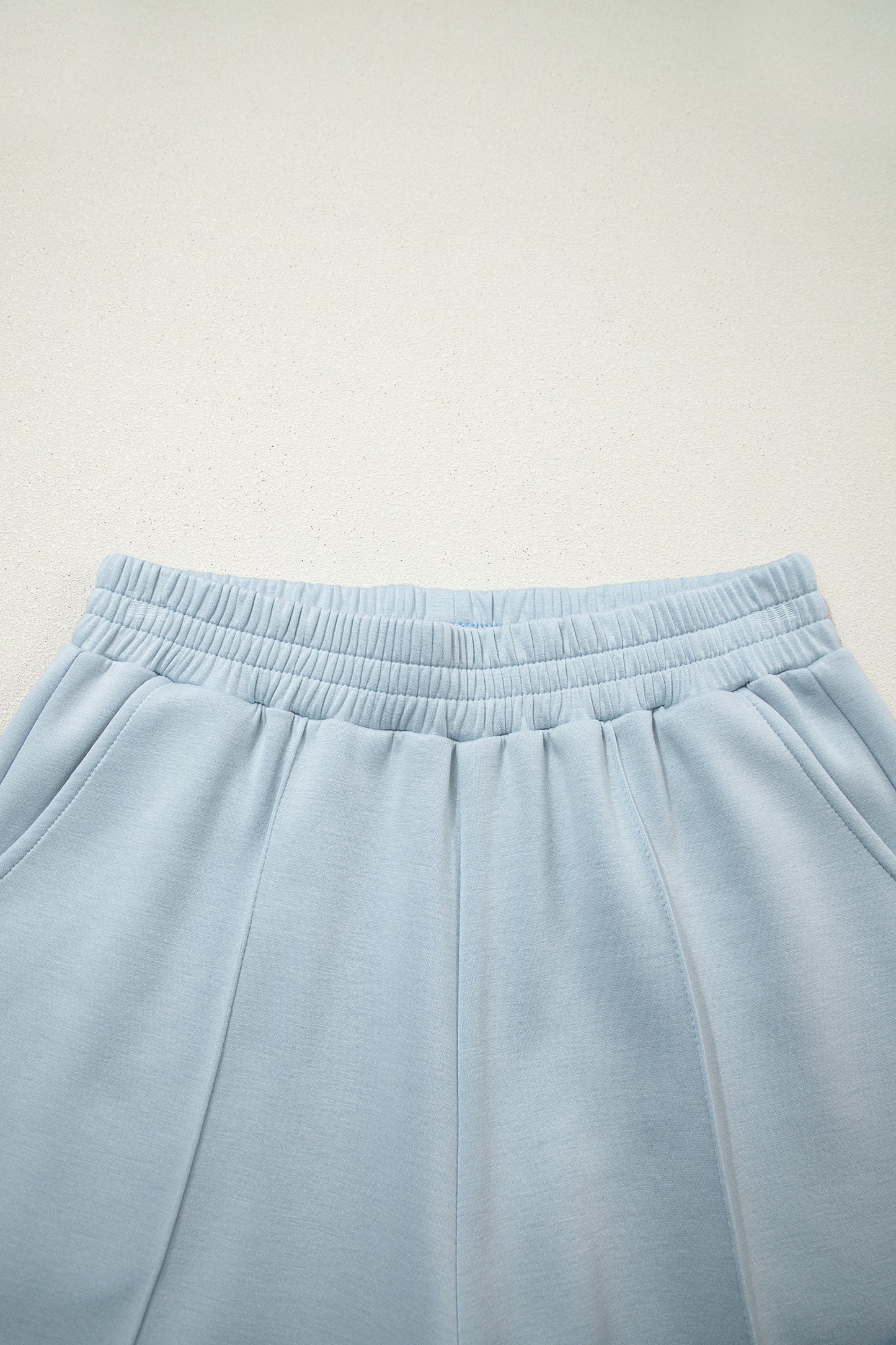 Half Zip Polo Tee & High Waist Pant Set