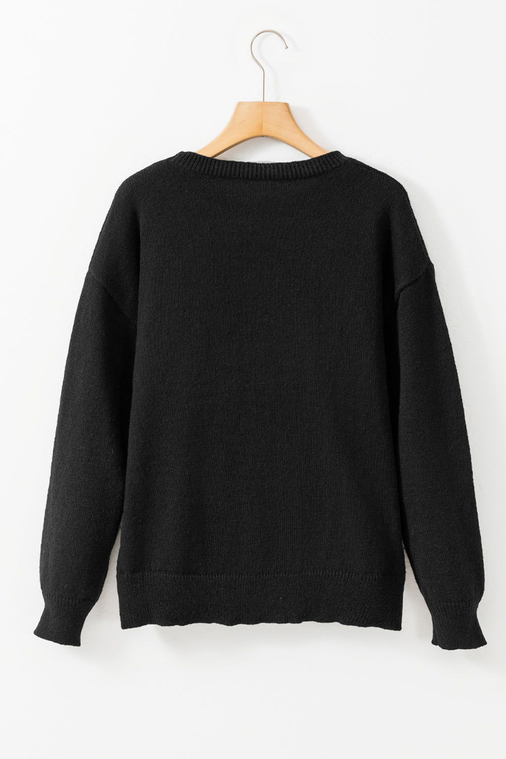 XOXO Heart Round Neck Sweater