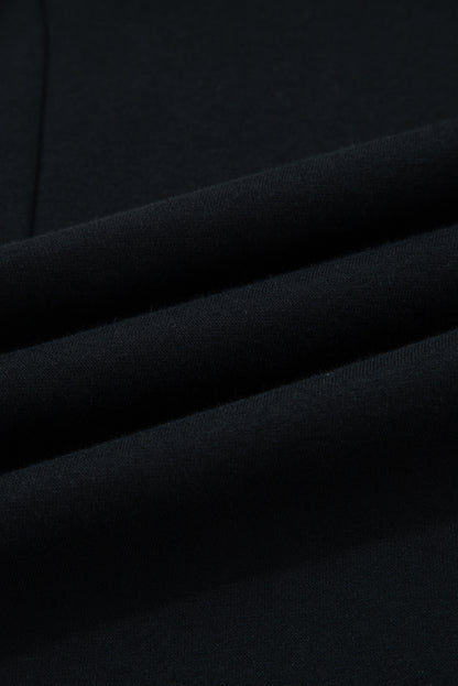 Leopard Drawstring Fleece Lined Elastic Waist Pants