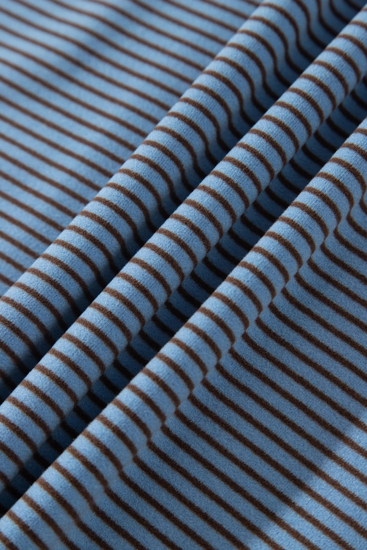 Stripe Contrast Trim Long Sleeve Top & Pant Set