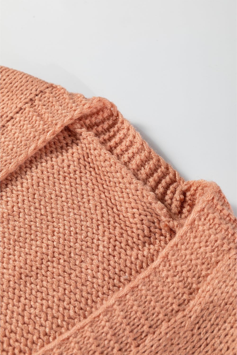 Christmas Tree Pumpkin Open Front Drop Shoulder Cardigan