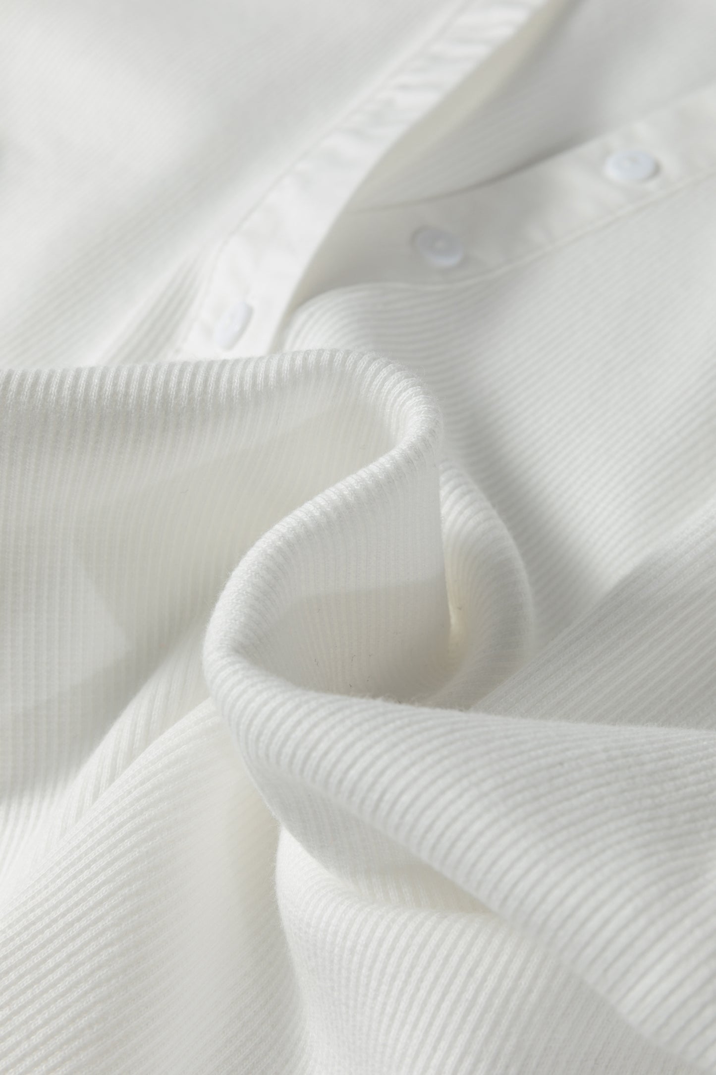 Stripe Patchwork Buttoned V-Neck Ribbed Knit Top