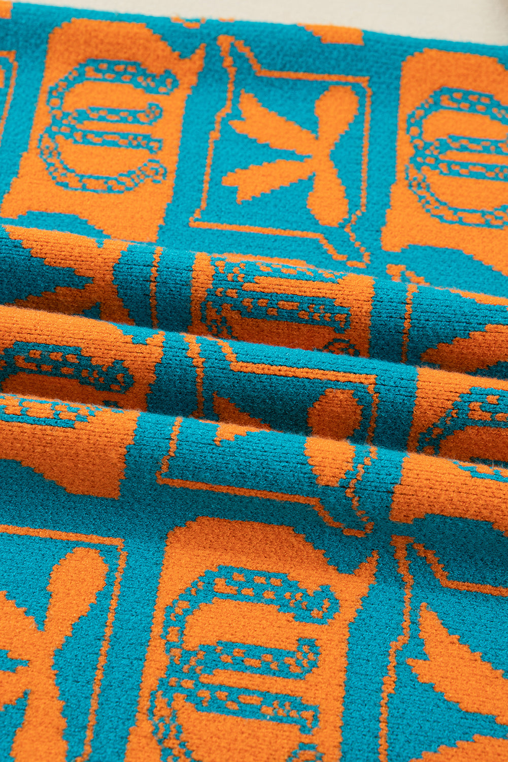 Western Bows & Horseshoes Long Sleeve Sweater