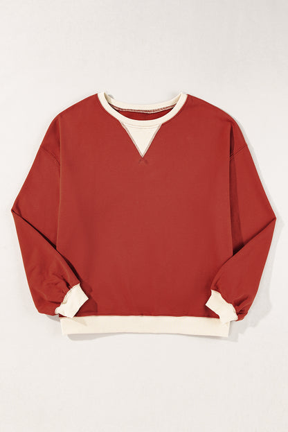 Colorblock Oversized Sweatshirt