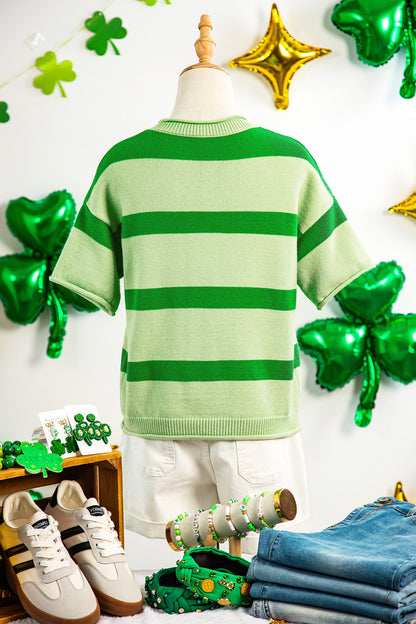 Stripe Oh for Luck’s Sake St Patrick Sweater