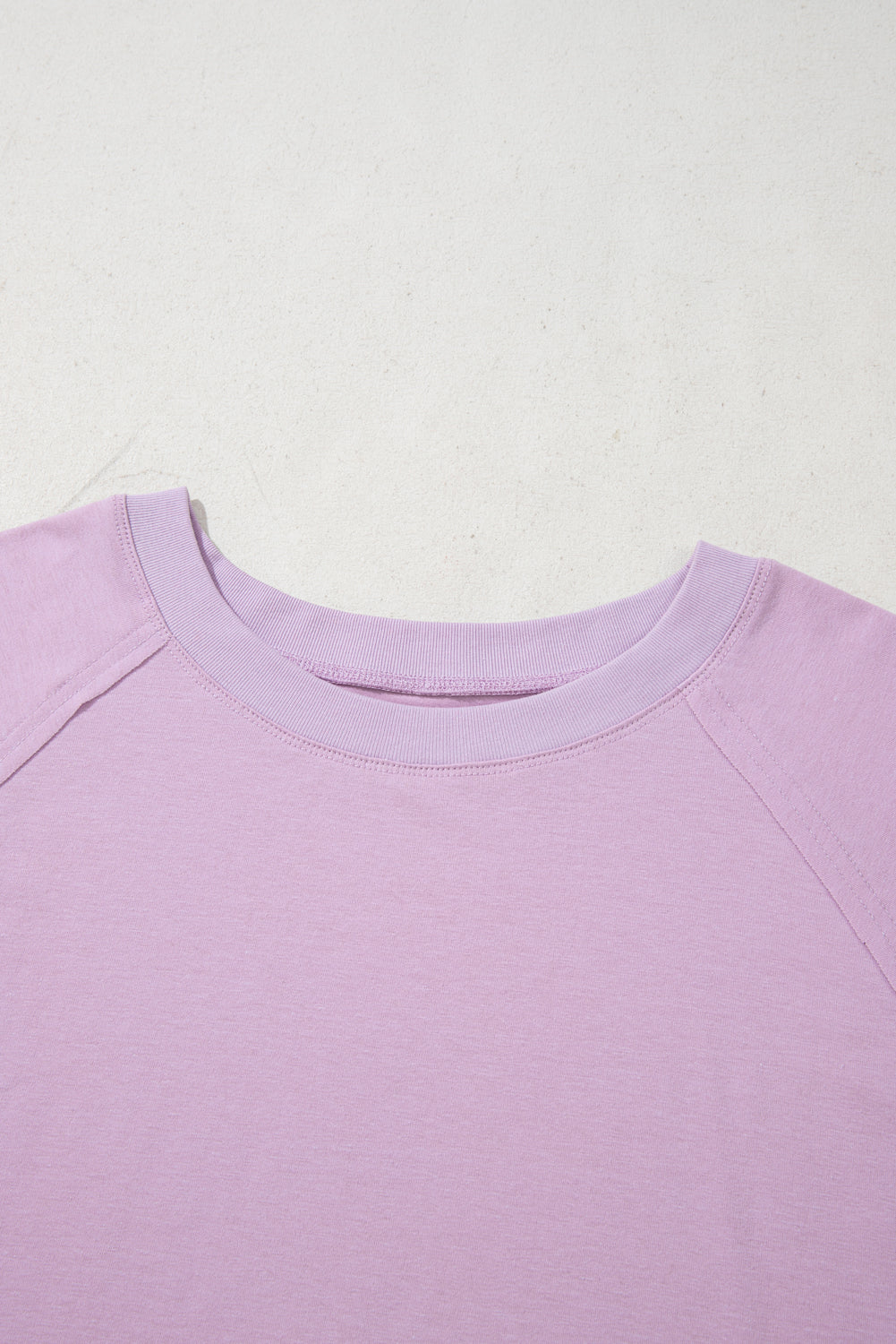 Plus Size Floral Patch Colorblock Long Sleeve Top