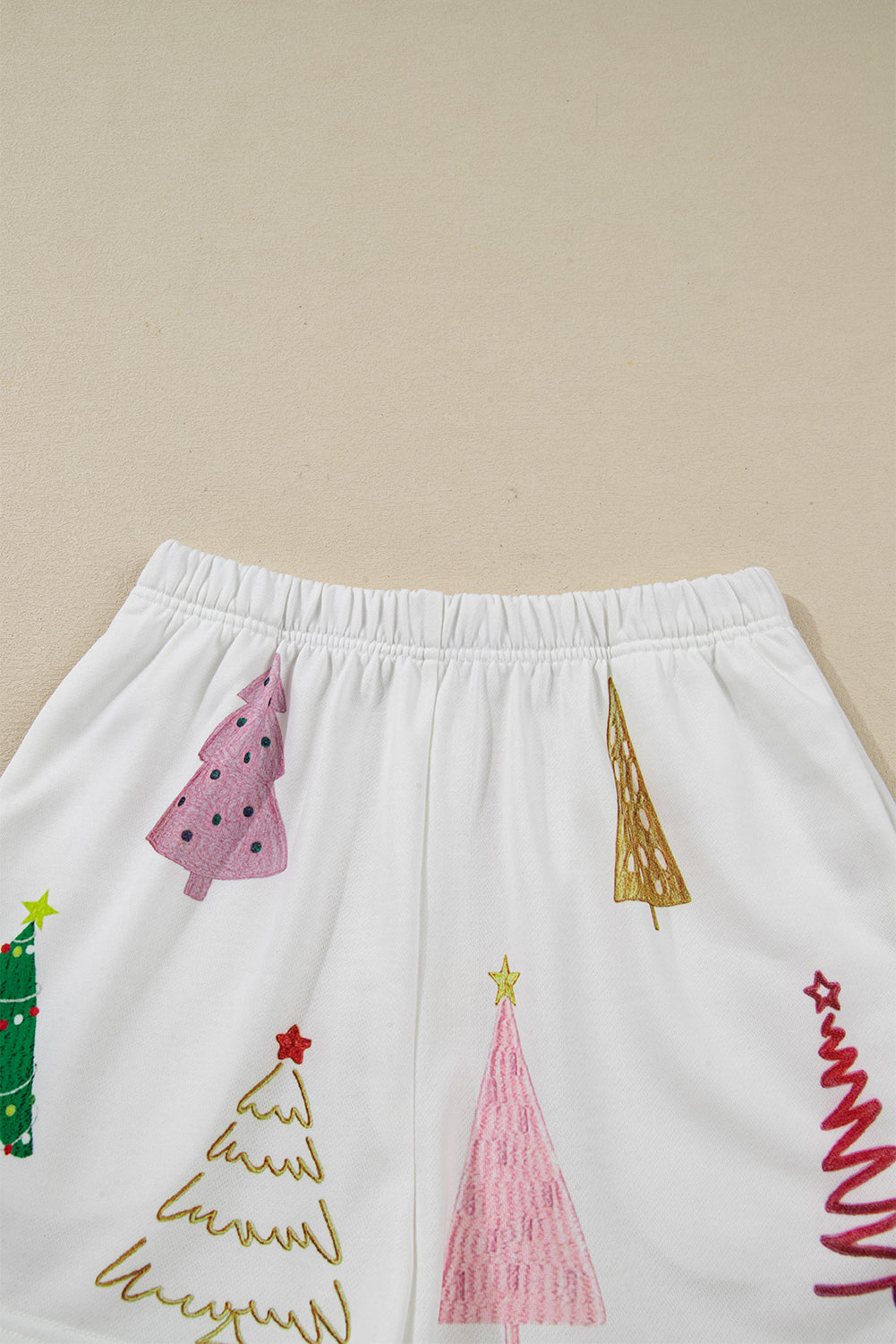 Christmas Tree Top and Shorts Pajama Set
