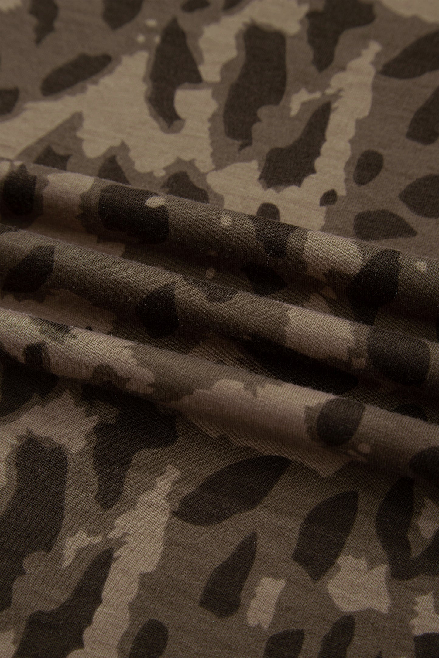 Leopard Patchwork Pullover and Drawstring Pant Set