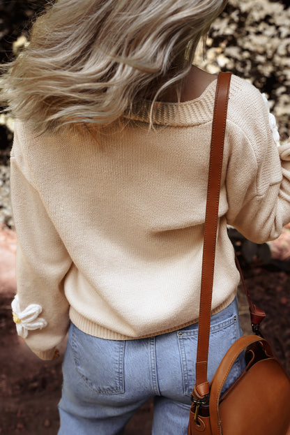 Floral Buttoned Front Cardigan