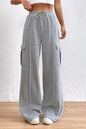 Cargo Drawstring High Waist Sweatpants