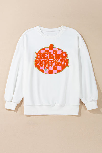 Hello Pumpkin Pullover Sweatshirt