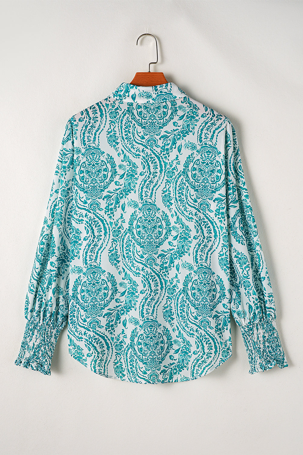 Paisley Long Sleeve Buttoned Shirt