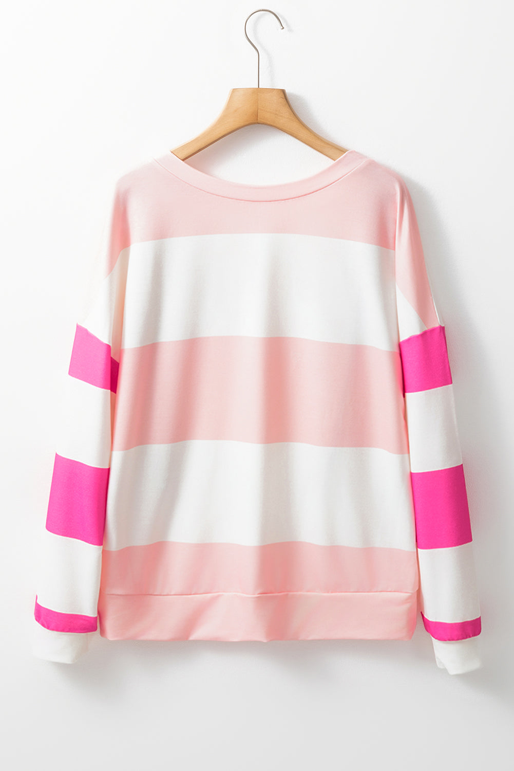 Colorblock Stripe Long Sleeve Top