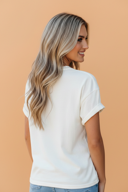 Cheetah Stripe Retro Graphic Tee
