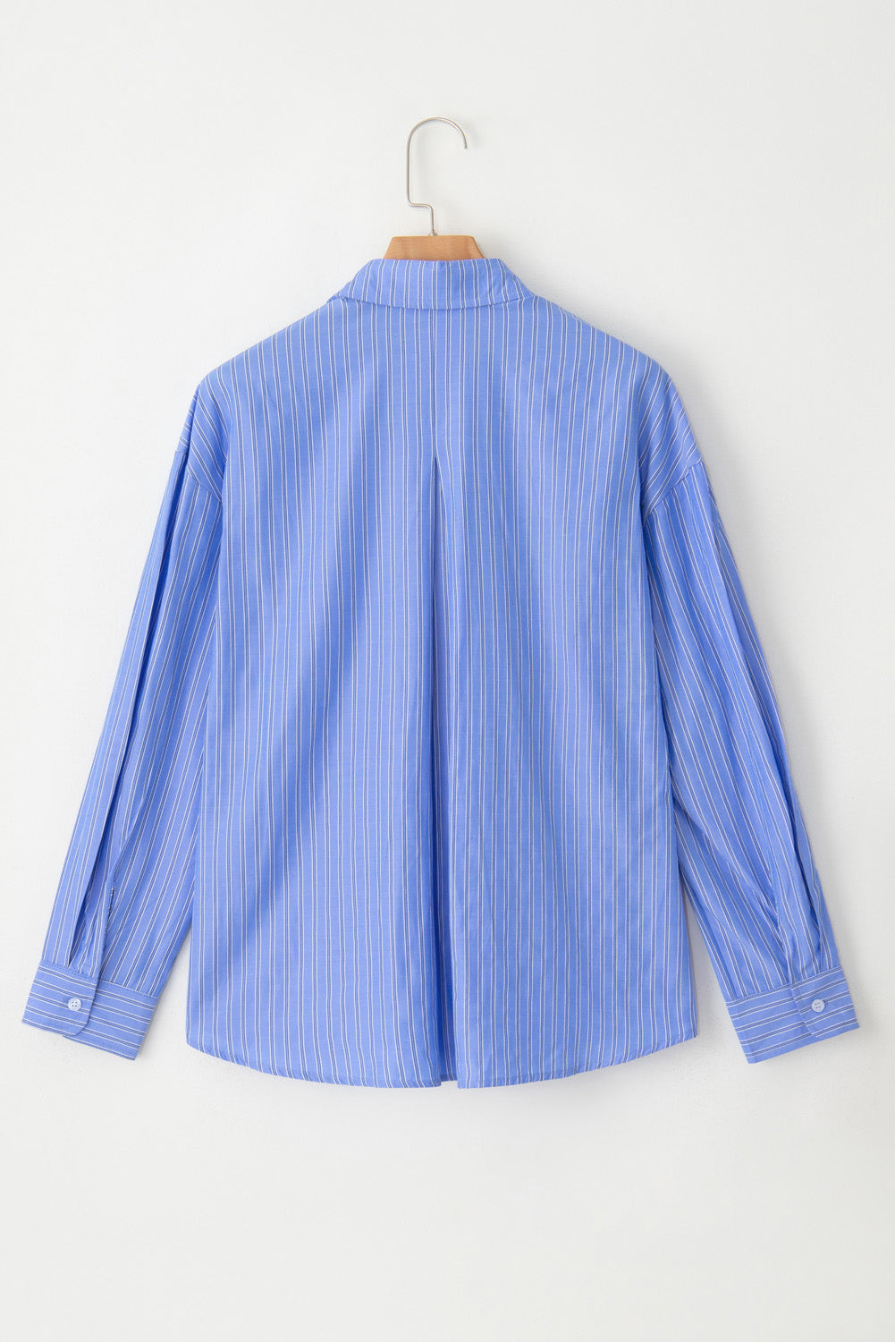 Stripe Long Sleeve Buttoned Shirt