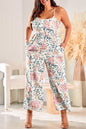 Floral Sleeveless Wide Leg Jumpsuit