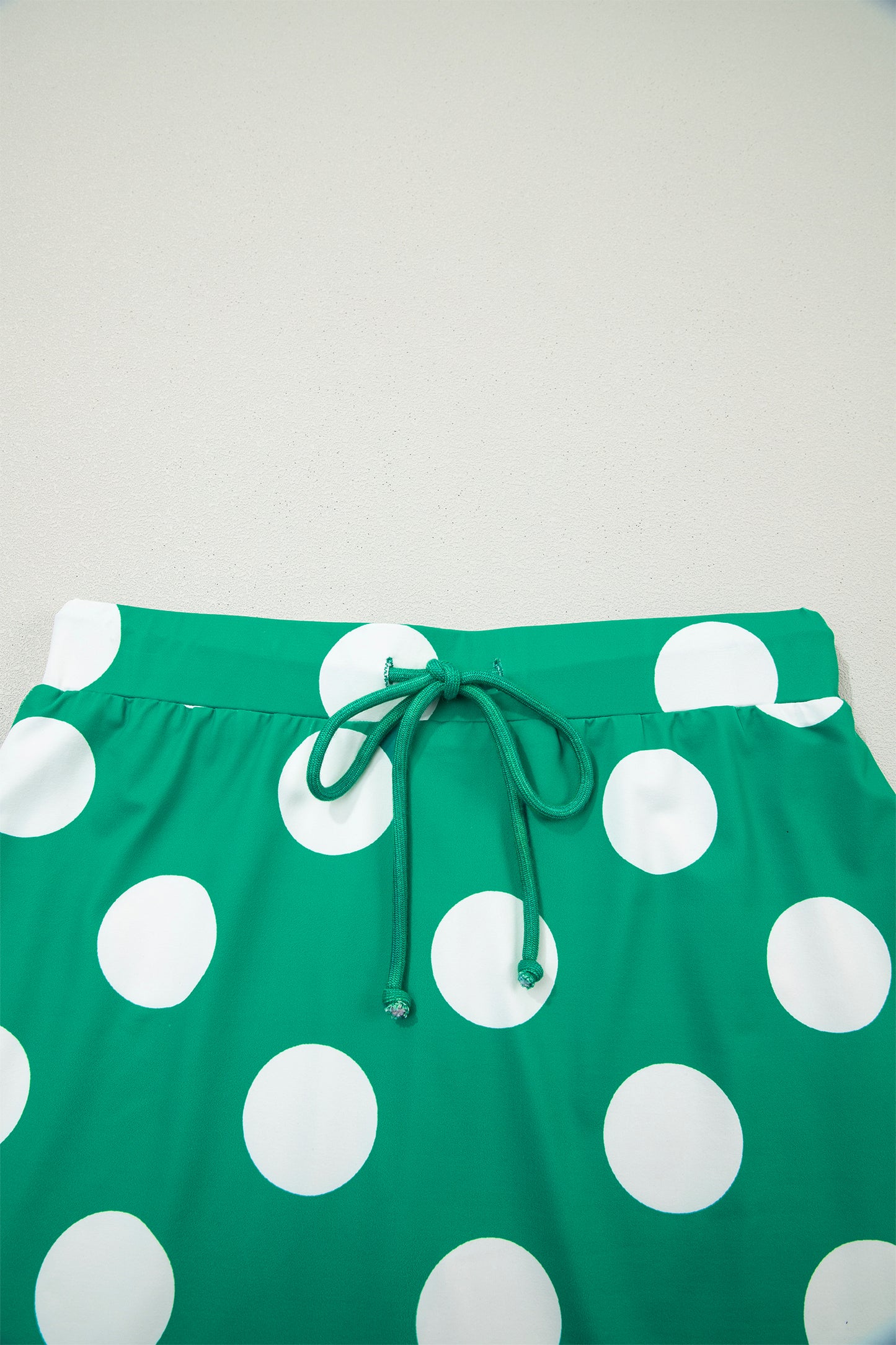 Polka Dot Cropped Tee & Bodycon Skort Set