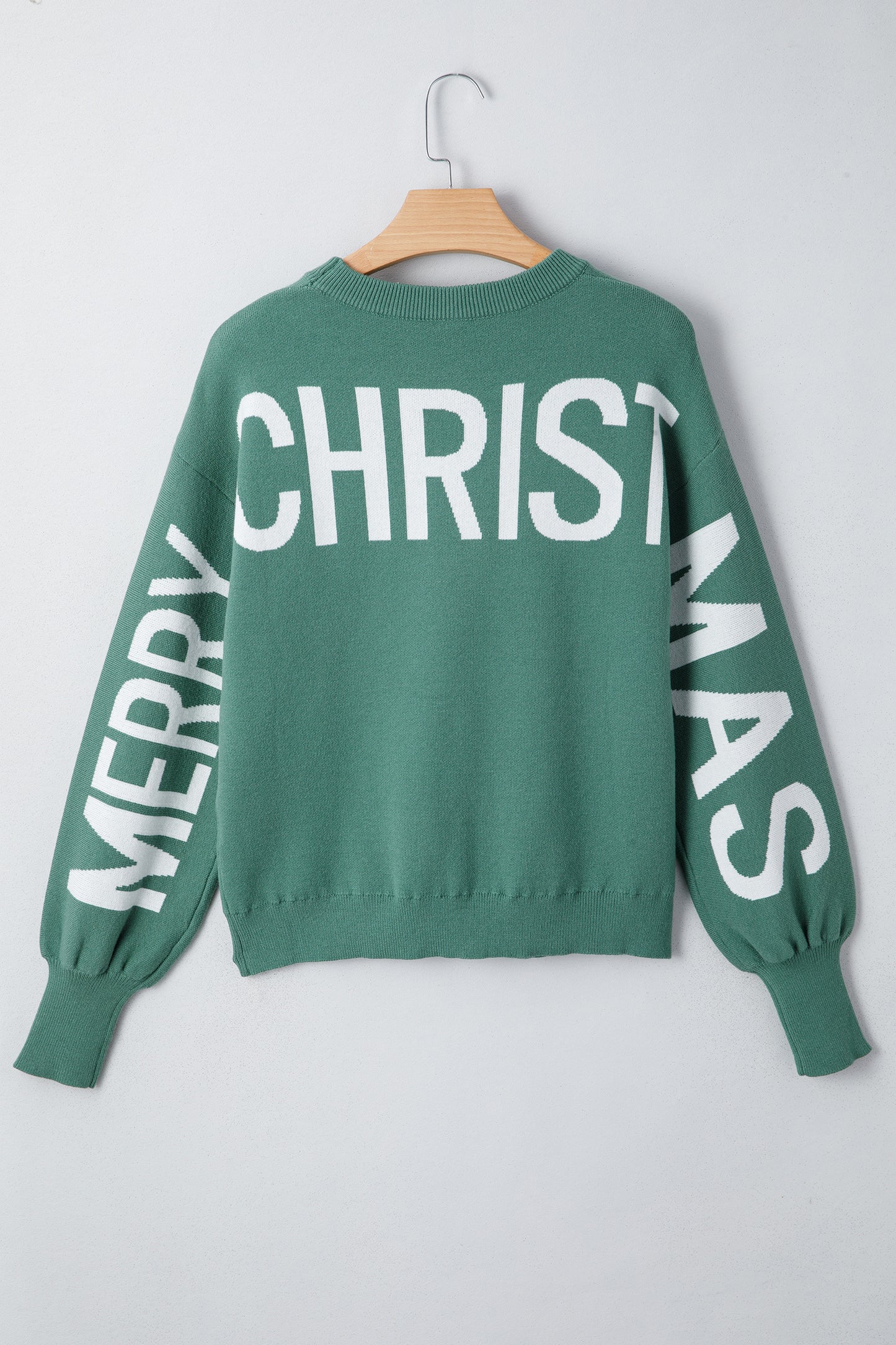 Ho Ho Ho Merry Christmas Drop Shoulder Sweater
