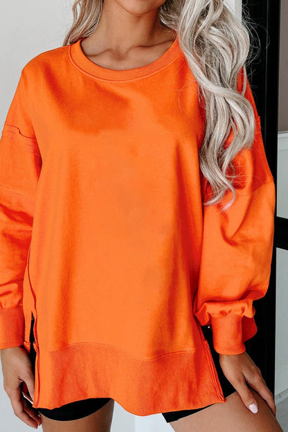 Reverse Seam Drop Shoulder Sweatshirt