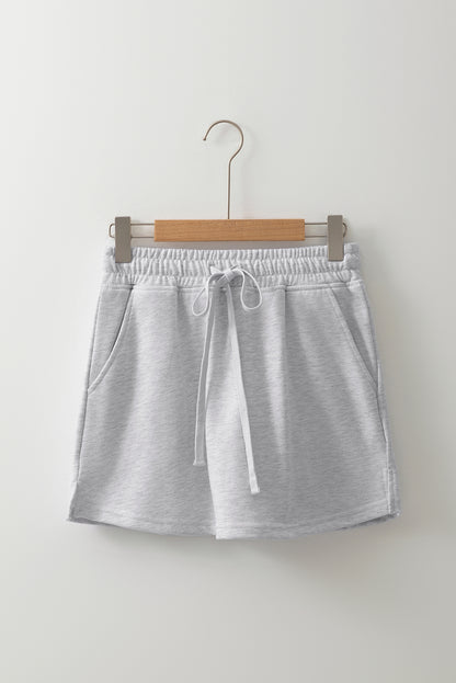 French Terry Drawstring Mini Skort