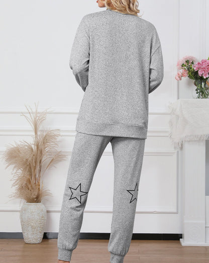 Stars Top and Pants Set