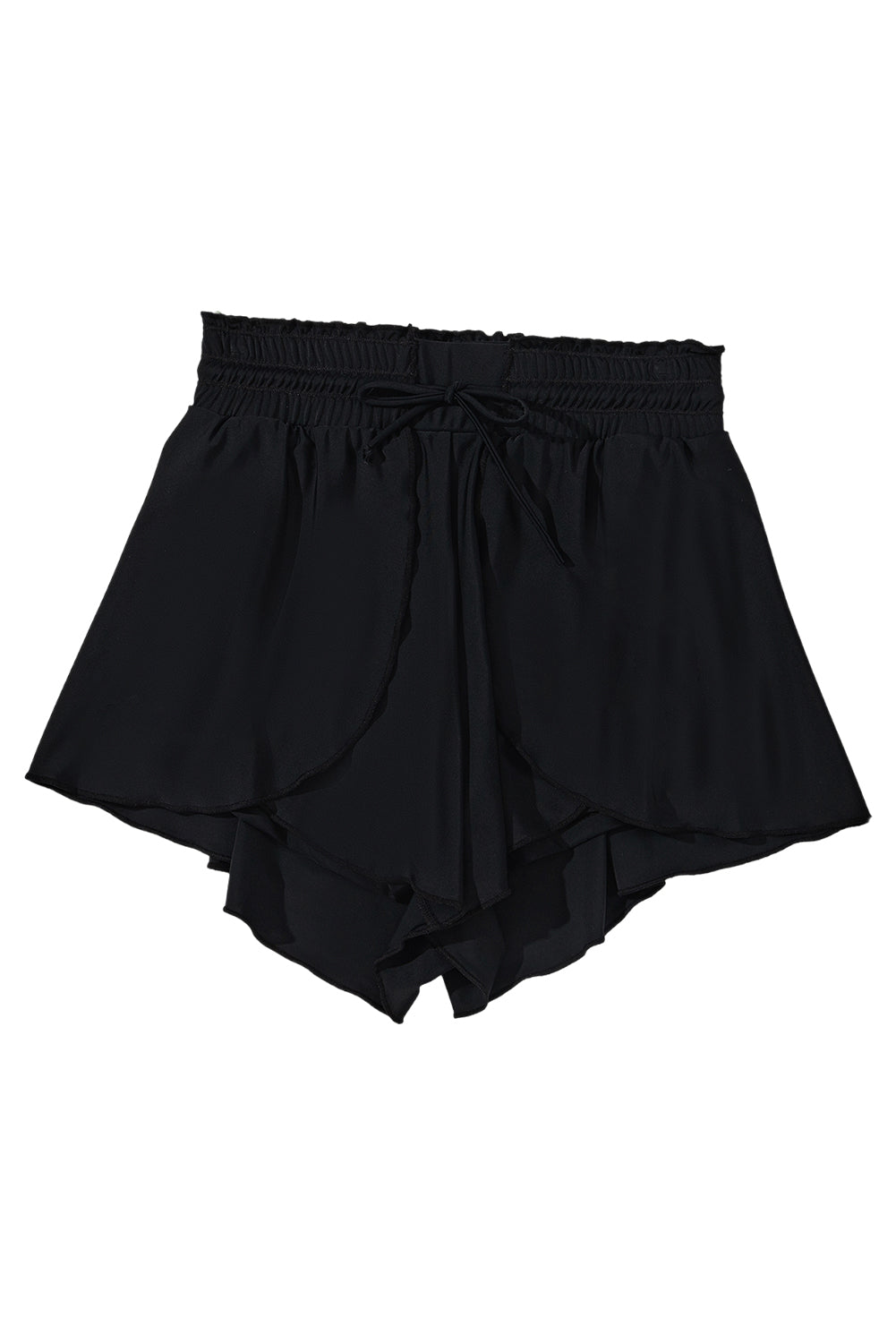 Frilled Petal Wrap Swim Shorts