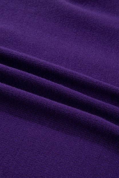 Mardi Gras Colorblock Fuzzy Patchwork Sweater