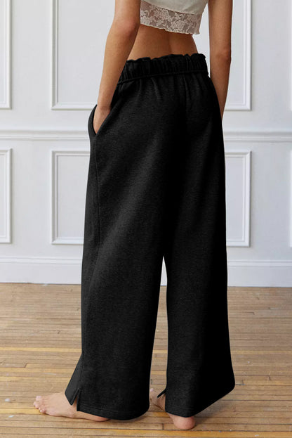 Drawstring Elastic High Waist Sweatpants