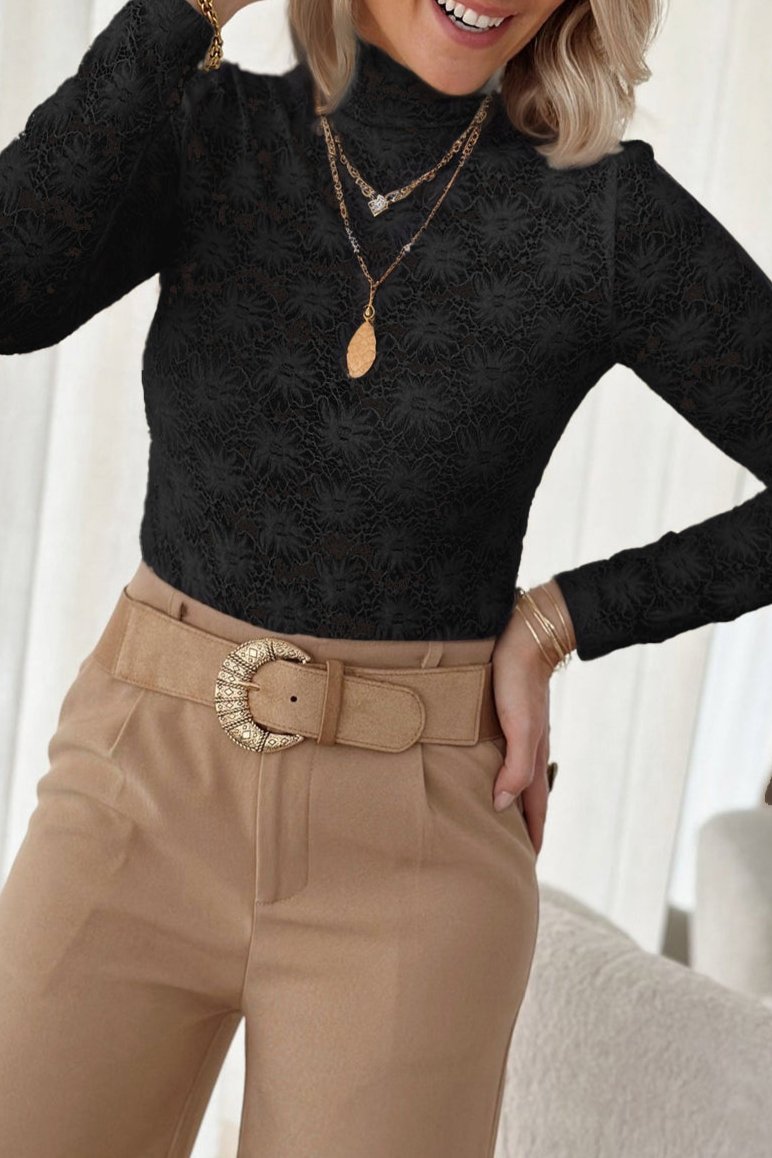 Floral Lace Long Sleeve Top