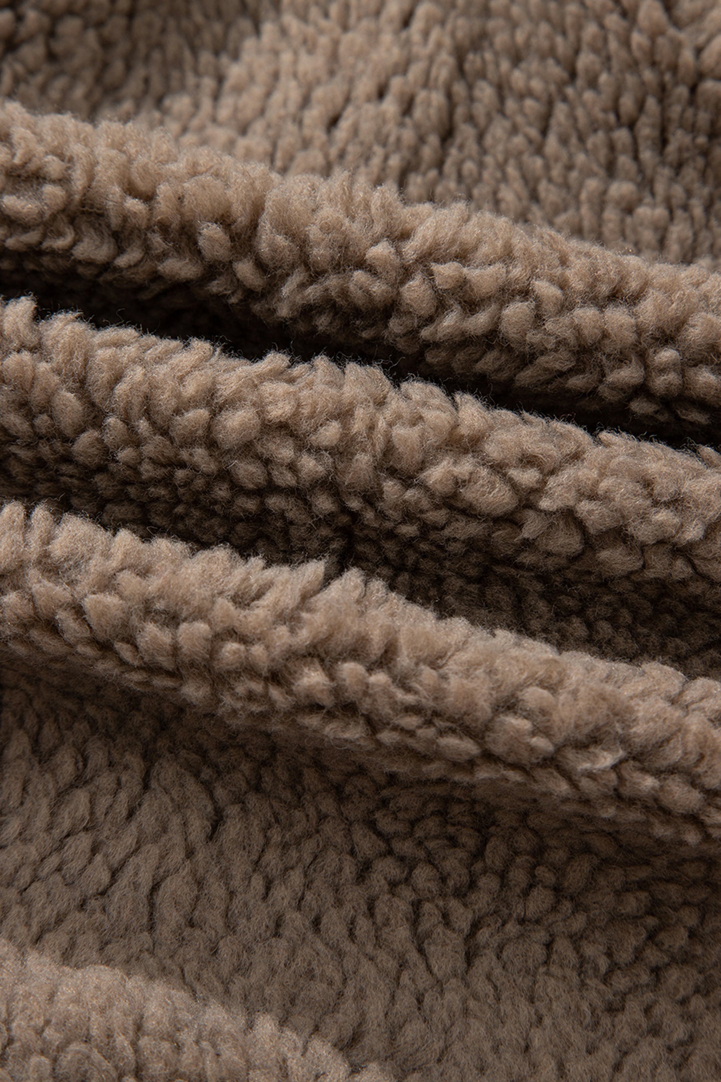 Leopard Sherpa Patchwork Flap Pocket Buttoned Jacket