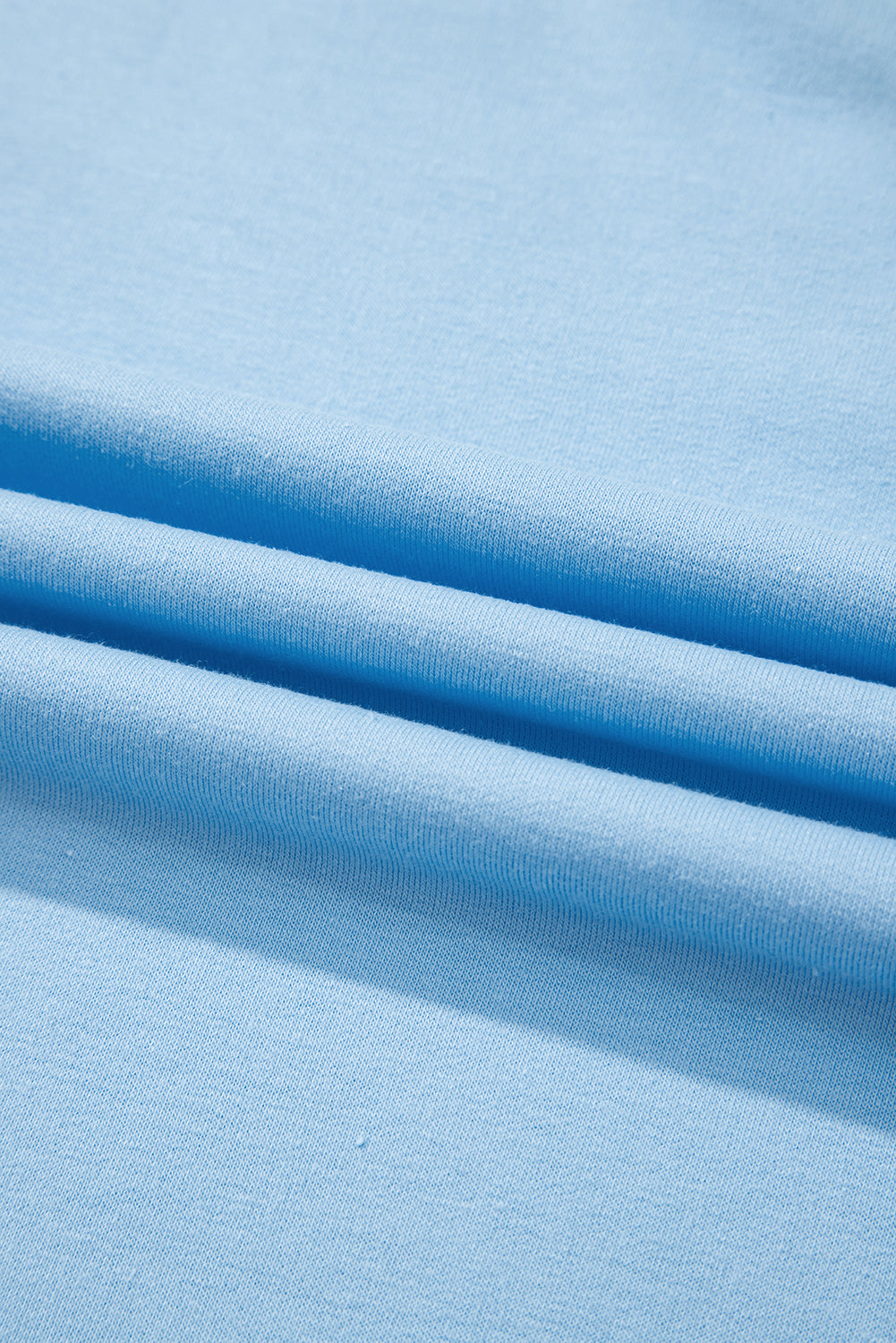 Solid V-Neck Tee and Drawstring Shorts Set